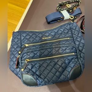 NWOT MZ Wallace Crosby Hobo Bag, Navy